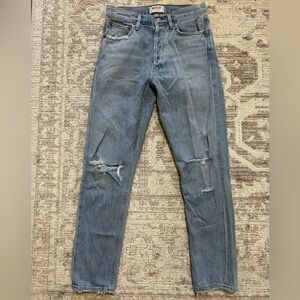 Agolde high rise distressed jamie jean